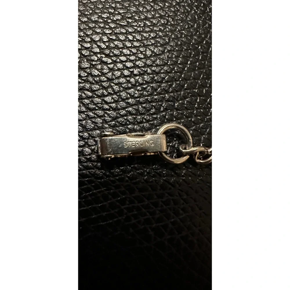 Vintage Beta Sigma Phi Sterling‎ Silver Charm Bracelet Dated 1957-1969 11 Charms